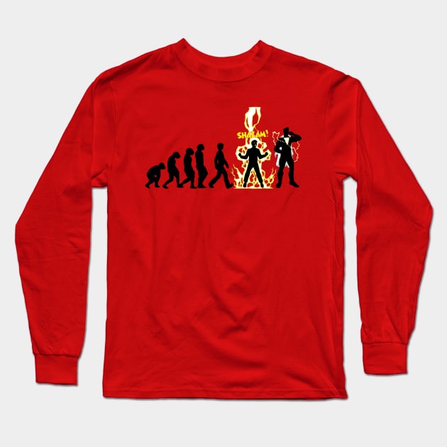 SHAZAM! Long Sleeve T-Shirt by Eman